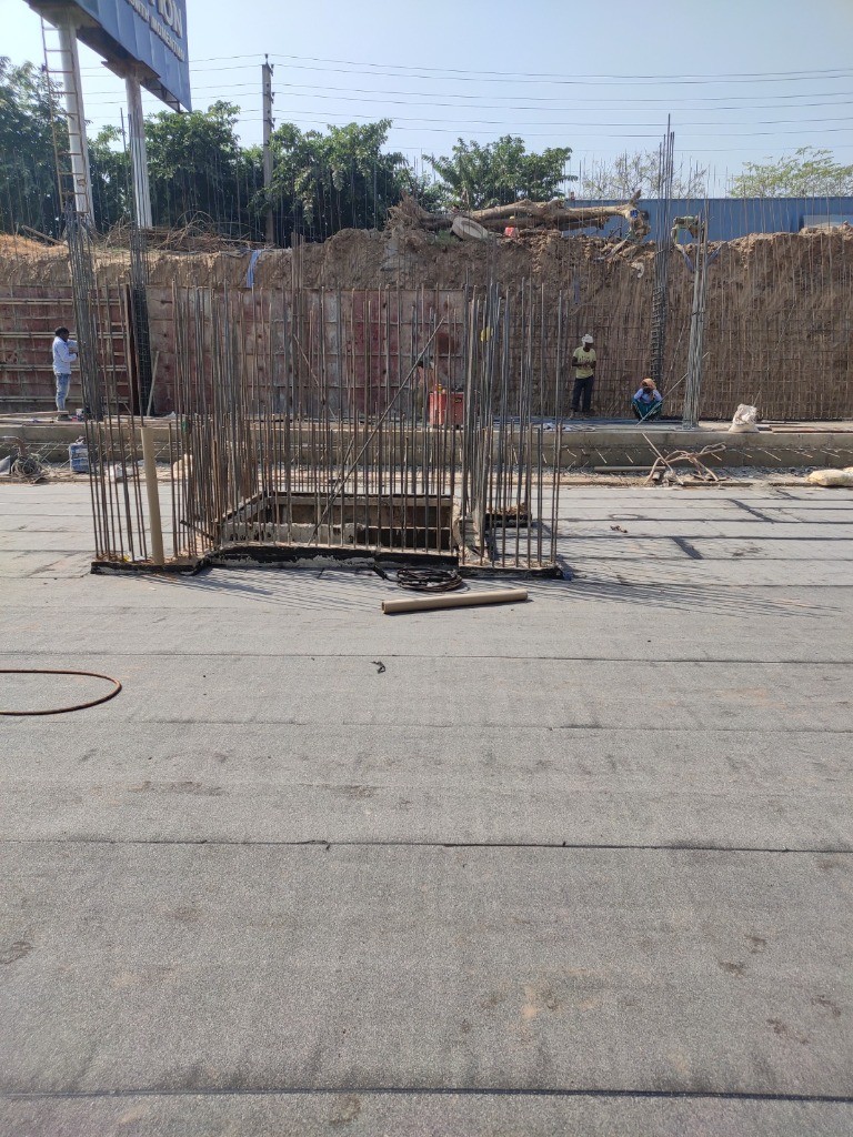 Basement foundation wall structure waterproofing